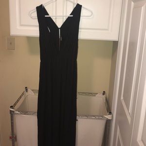 Black maxi dress
