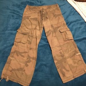 Hollister camo cargo pants