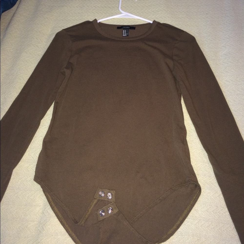 Long sleeve forever 21 body suit