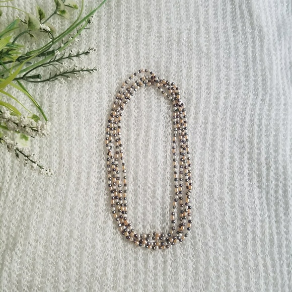 Fresh Water Cultured Pearl Infinity Necklace - Picture 4 of 5