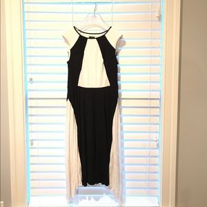 Black and white dress