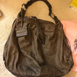 Juicy Couture Leather hobo purse!