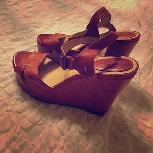 Frye - never worn Wedge Heal