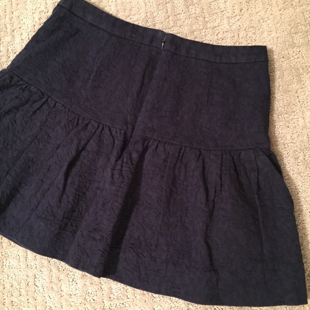J. Crew Factory Navy Skirt sz 6