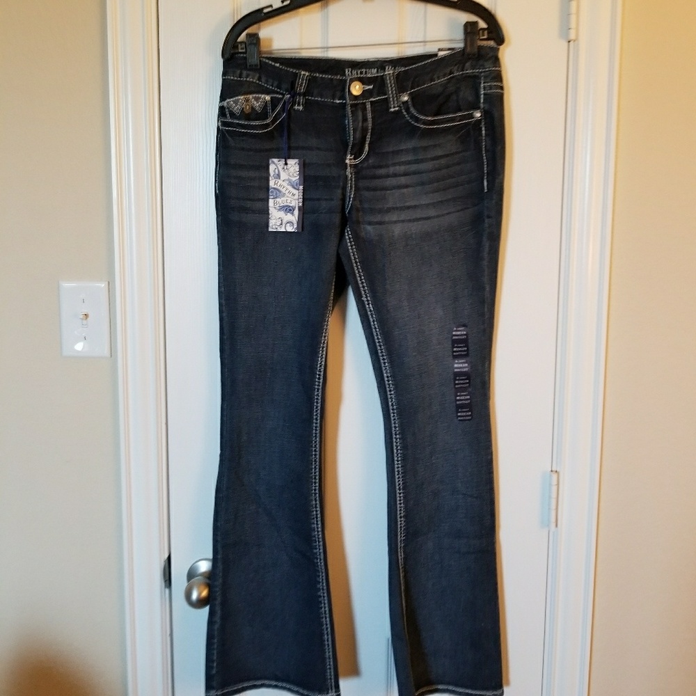 Rhythm Blues  Curvy Bling Jeans. No Trades.