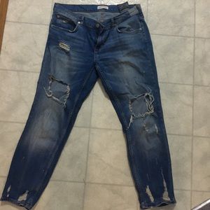 NWOT Zara Woman's Boyfriend Fit Jeans