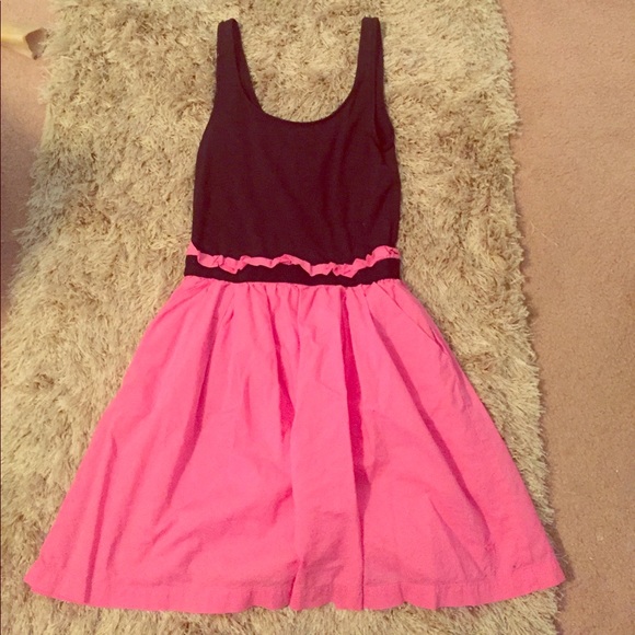 PINK Victoria's Secret Dresses & Skirts - Victoria's Secret Dress Pink & Black