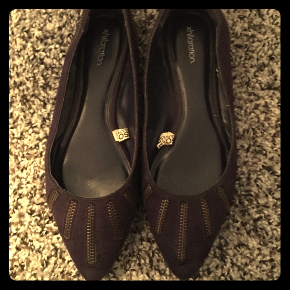 Purple flats