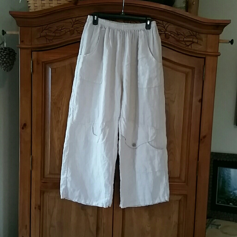 Loose linen pants