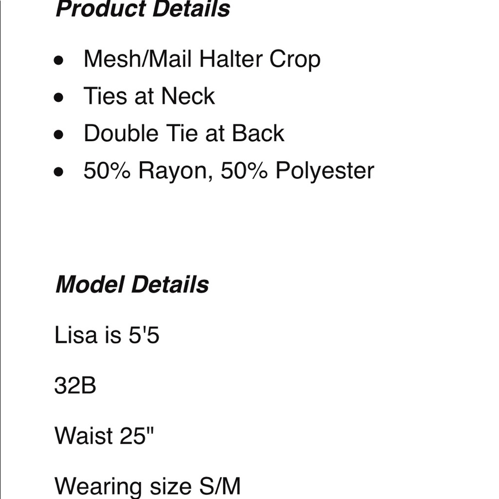 LAST 1️⃣ Mesh Halter Top - Picture 6 of 6