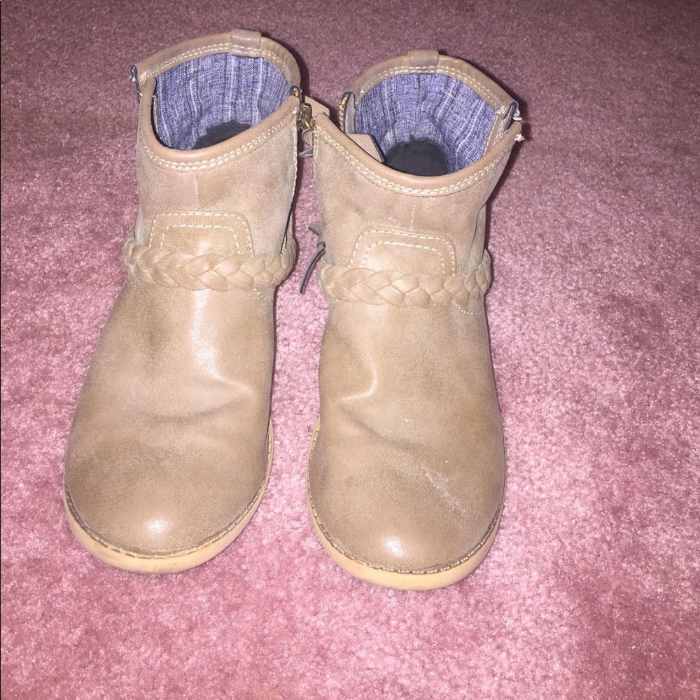 Olive green booties