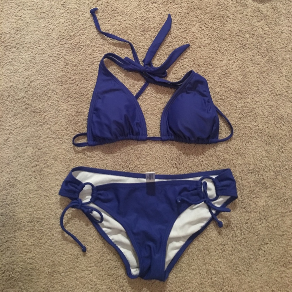 Royal blue bikini