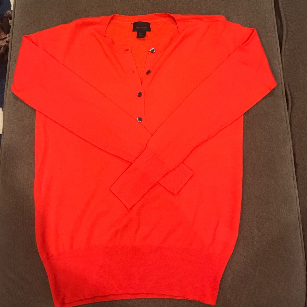 100% cashmere fire red sweater