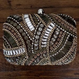 Jessica McClintock beaded clutch