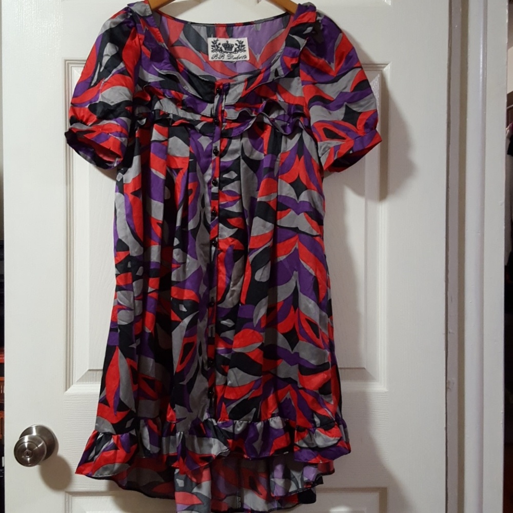 💋BB Dakota babydoll silky dress/tunic