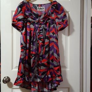 💋BB Dakota babydoll silky dress/tunic