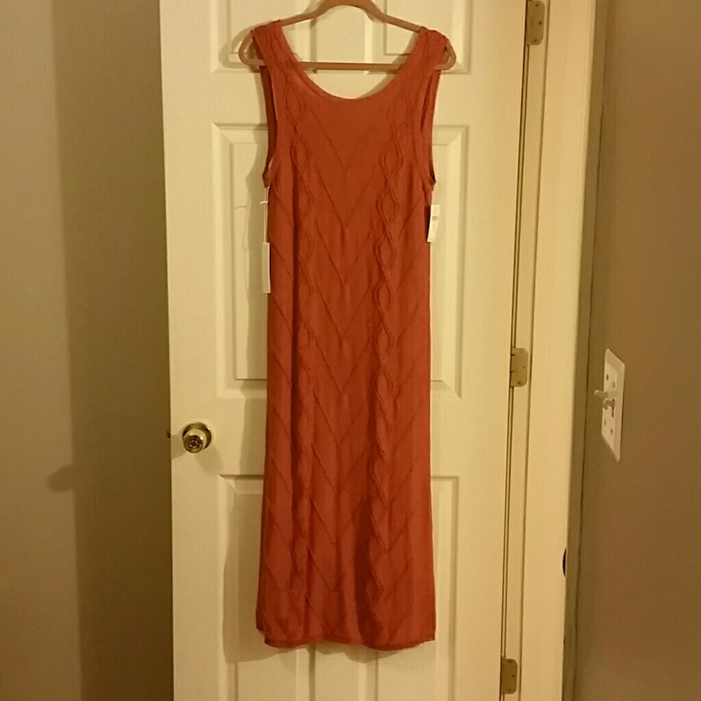 Salmon Knit dress
