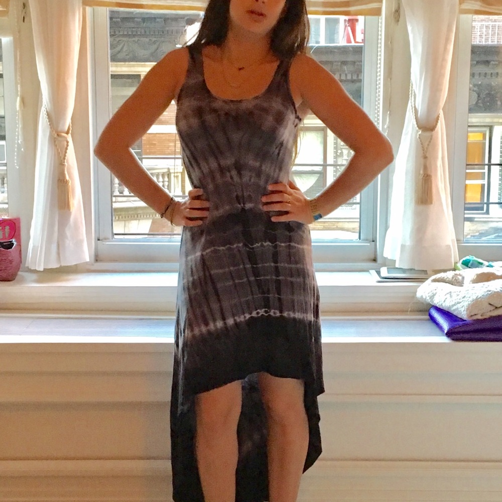 High low, Tie dye long, light, cotton dress