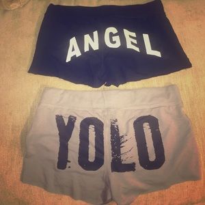 TWO NWT shorts