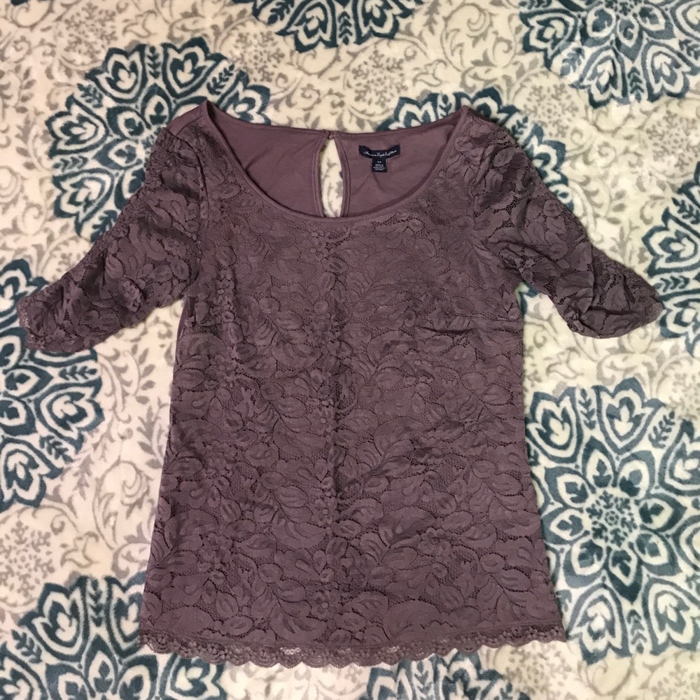American Eagle Half Sleeve Shirt NWOT