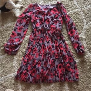 Long sleeve floral dress