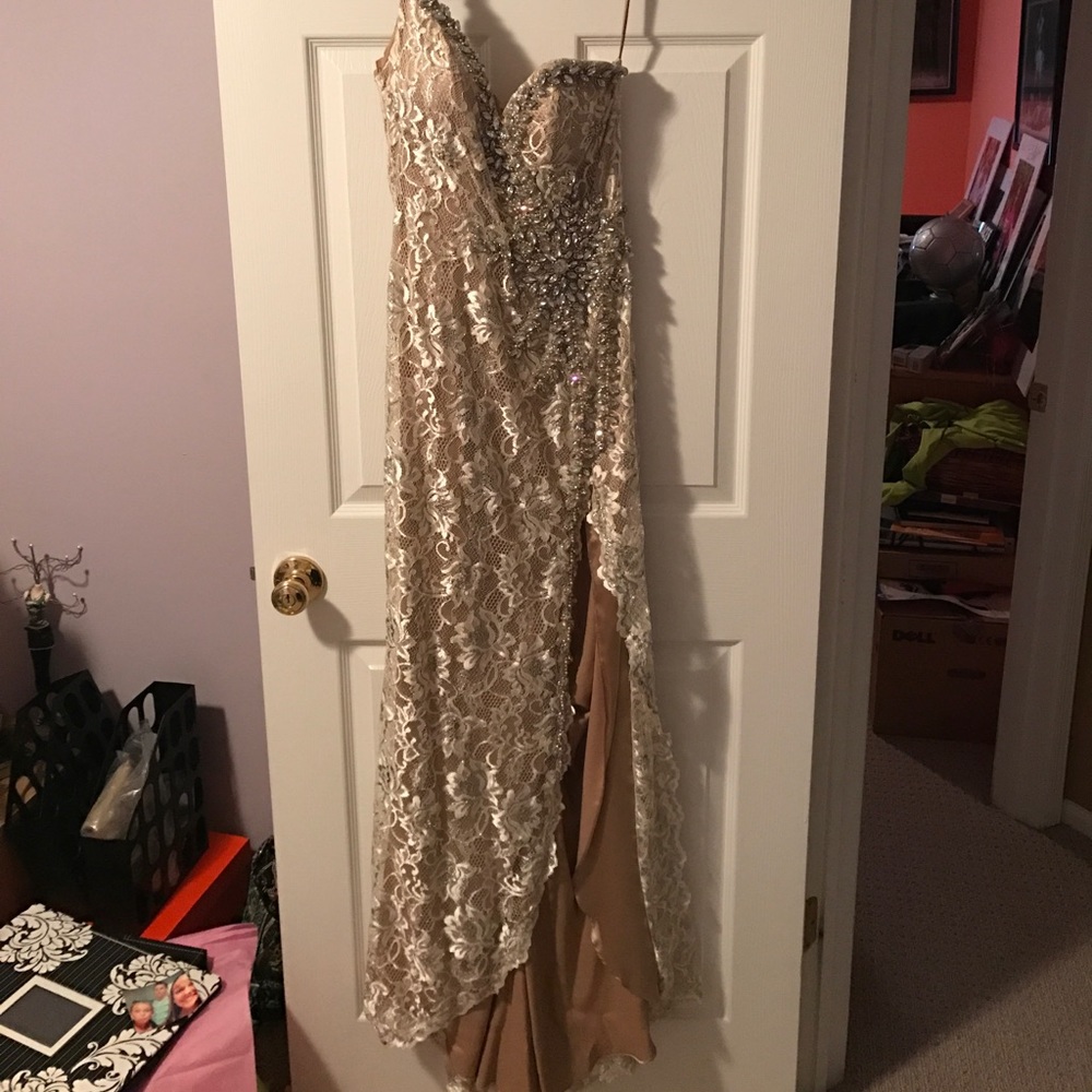 Laced gown