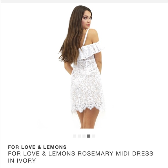 FOR LOVE & LEMONS ROSEMARY MIDI DRESS - Picture 2 of 5