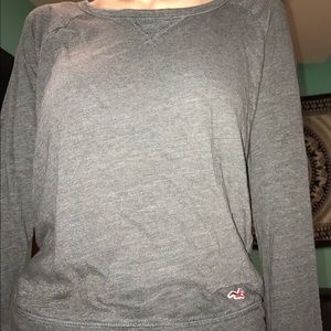 Dark grey long sleeve shirt, little loose