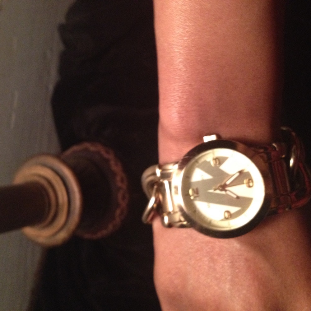 Gold Chain Link Watch