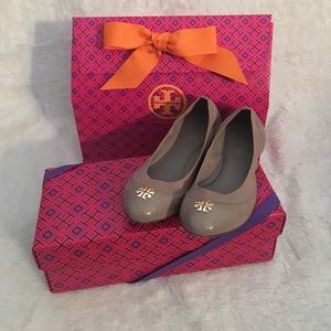TORY BURCH JOLIE BALLET FLAT French grey