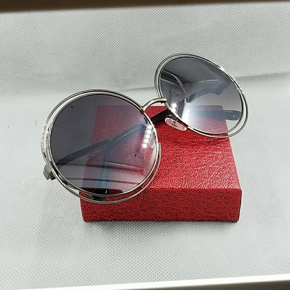 $$$ CLOSEOUT $$ BIG ROUND SHAPE WOMAN  SUNGLASSES - Picture 2 of 2