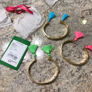 Lilly Pulitzer bangle tassel bracelet NWT