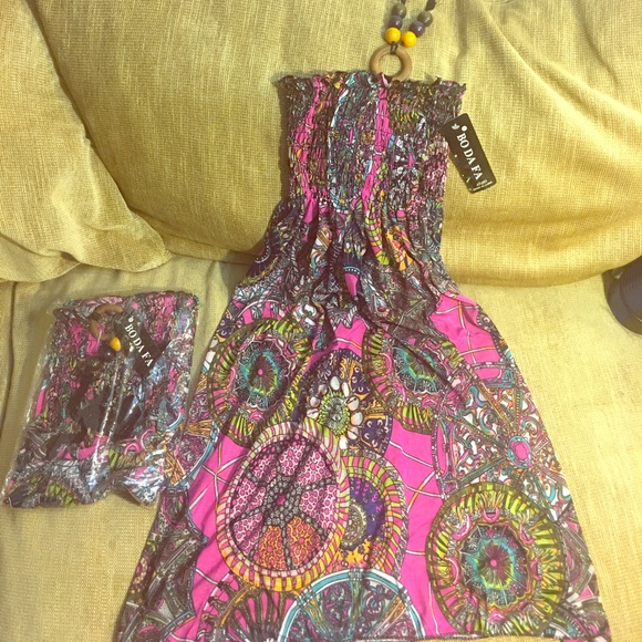 NWT summer dress M - Picture 1 of 4