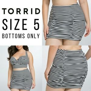 plus size swim skirt high waist