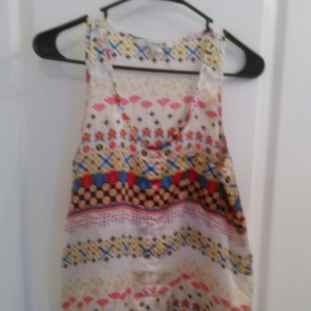 Ladies Multi Color Satin Feel Tribal Print