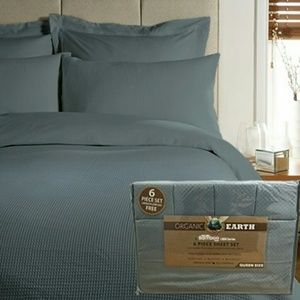 Organic Earth Aloe Vera Bamboo 6pc. Sheet Set