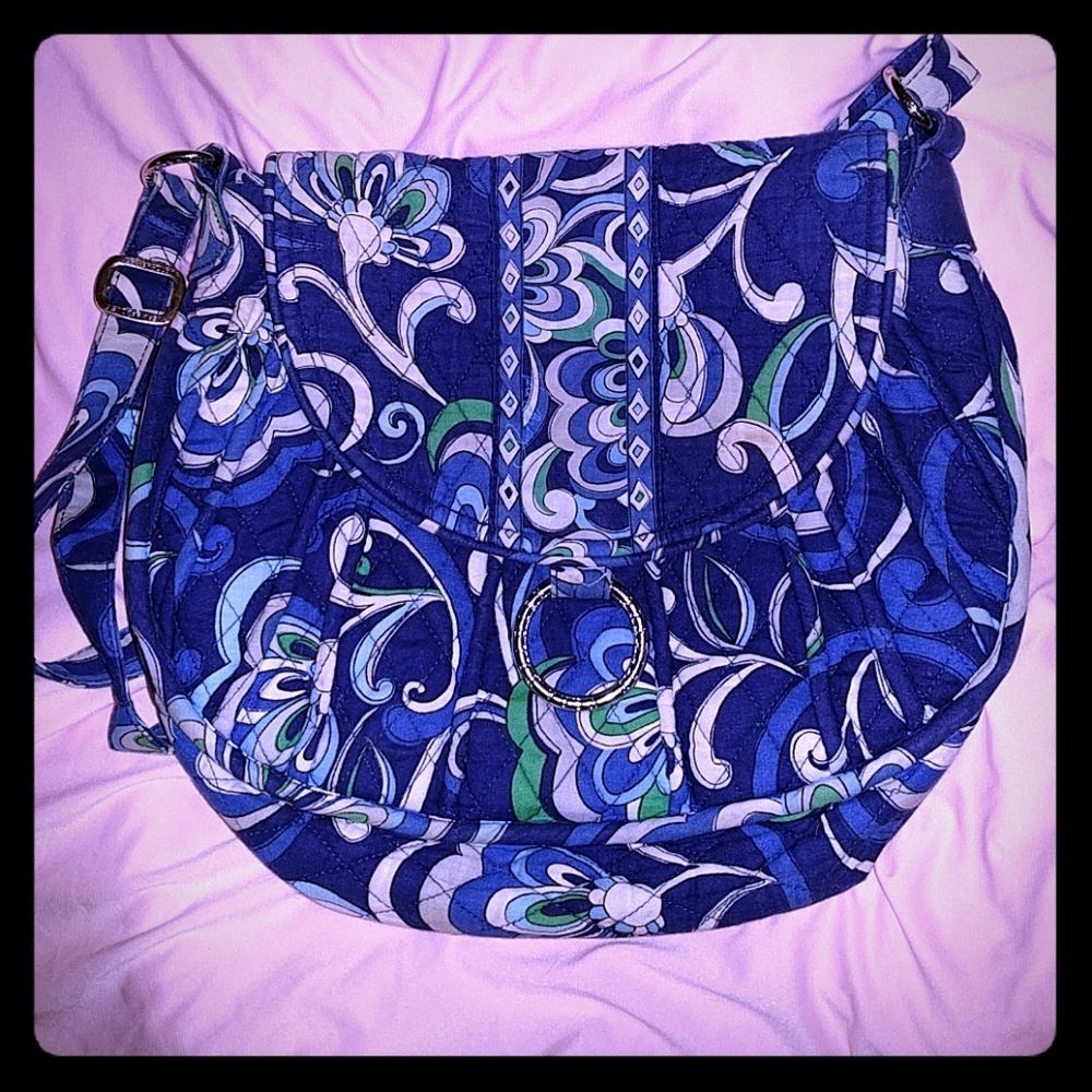 Vera Bradley Saddle Up crossbody in Med. Blue