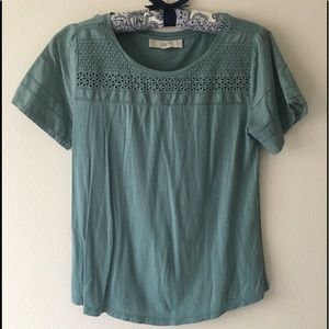 Blue decorative t-shirt