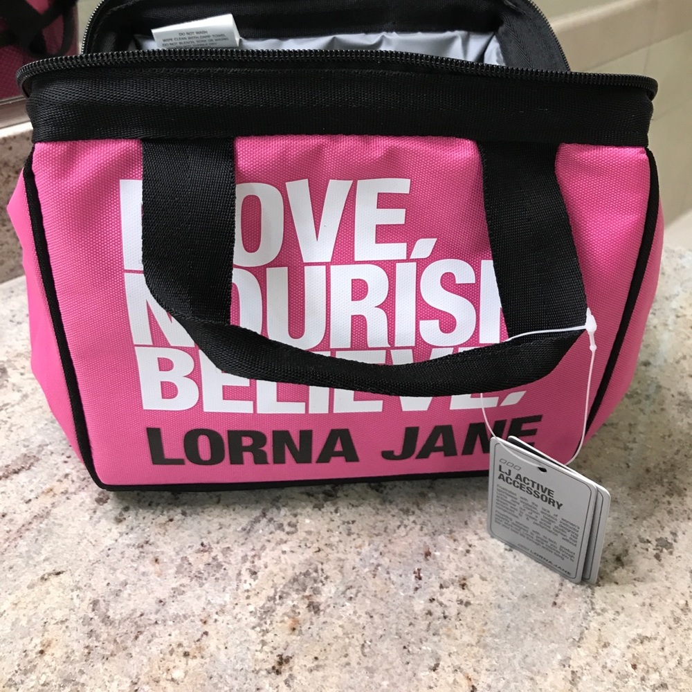 Lorna Jane cooler lunch tote bag