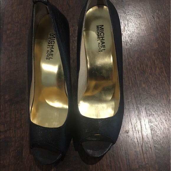 michael kors open toe heels
