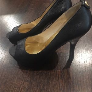 Michael Kors open toe platform heels