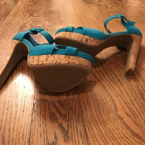 Anne Michelle Shoes - Like new platform cork heels Anne Michelle Shoes - Like new platform cork heels