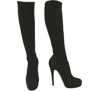 Casadei Suede High Boots