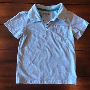 Powdered Blue Boy's Polo Shirt