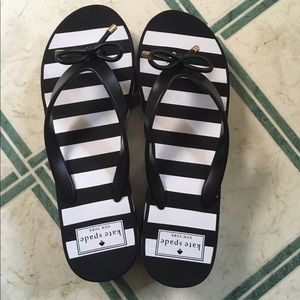 Kate spade ♠️ Rhett striped sandals