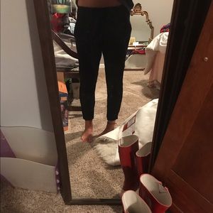 flowy nice joggers. tight at bottom