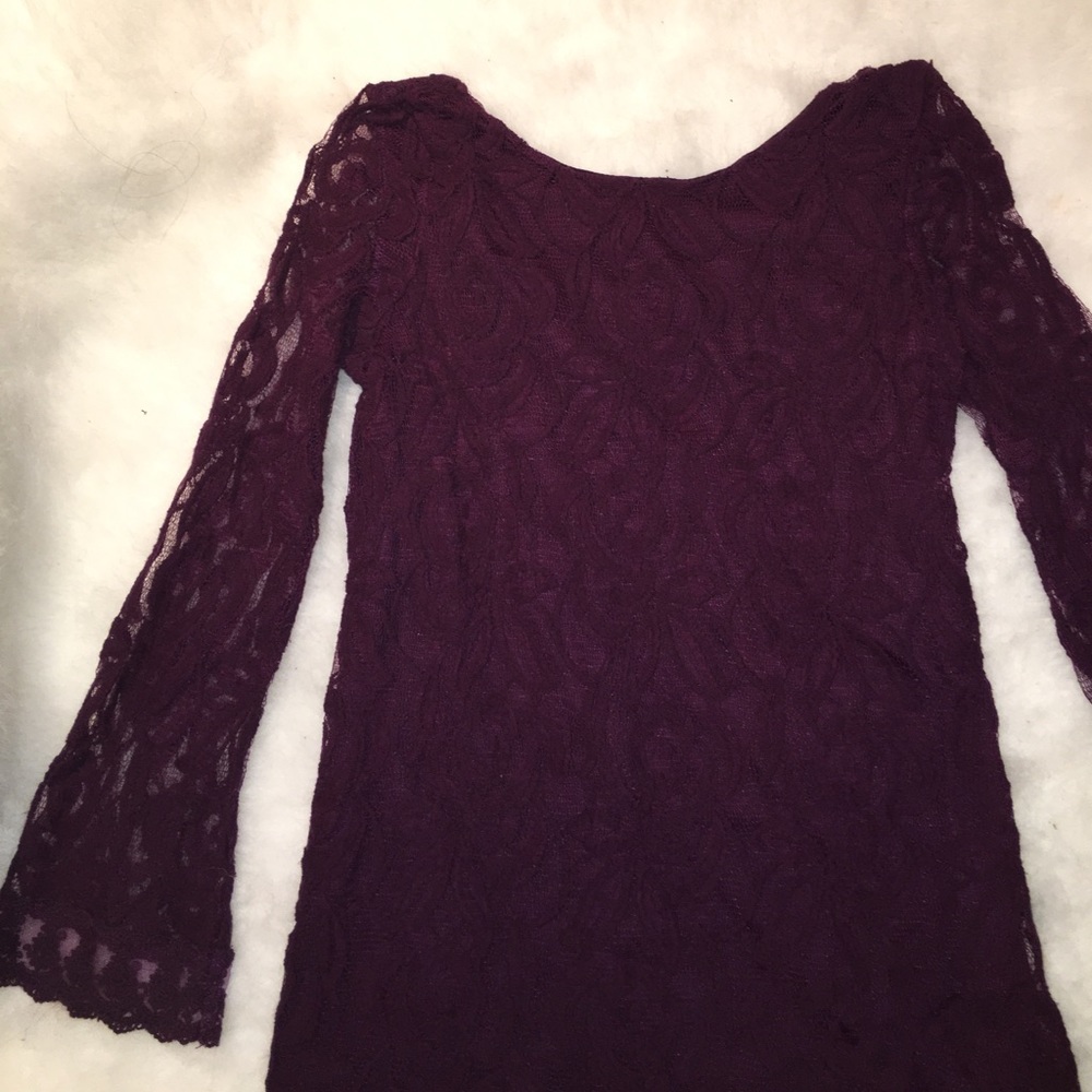 Purple Lace Dress