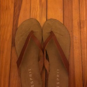 Brown Flip Flops