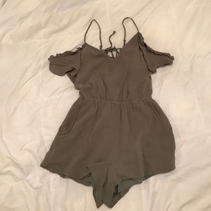 NWOT Cold Shoulder Forever21 Romper