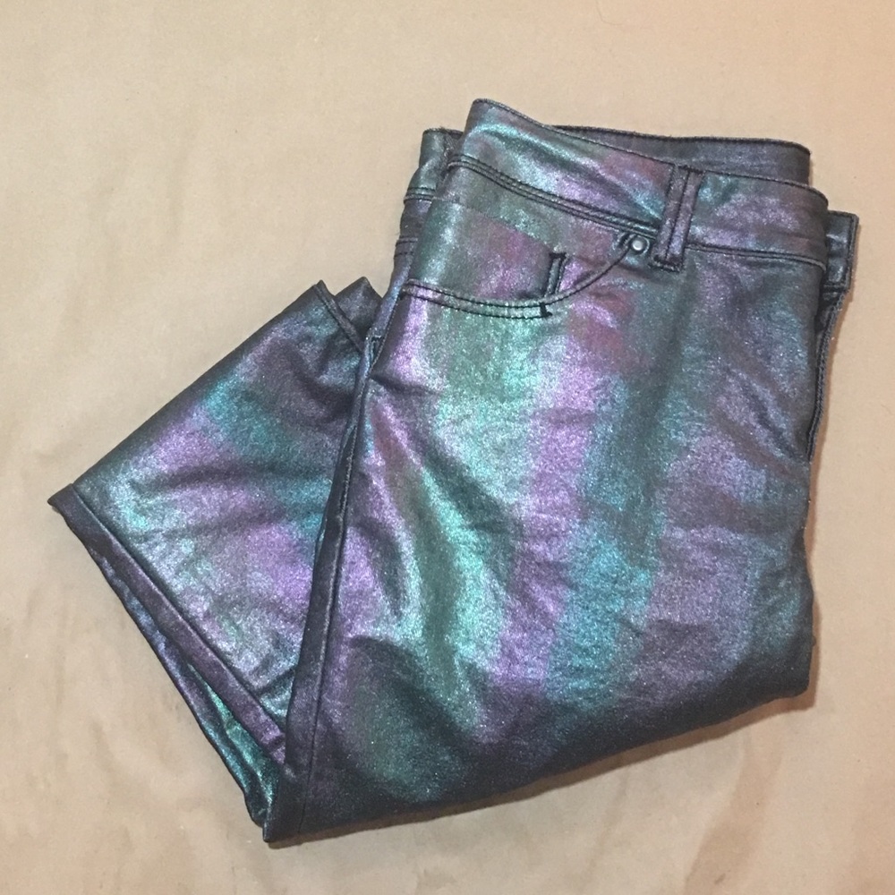 ASOS Skinny Jeans in Holographic Finish (RARE)